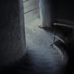 Photo of Elisa Imperi of a girl with blonde long hair in an abandoned space
